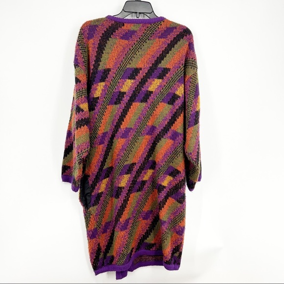 Vintage Grandma Cardigan Sweater Sz M - Picture 2 of 6